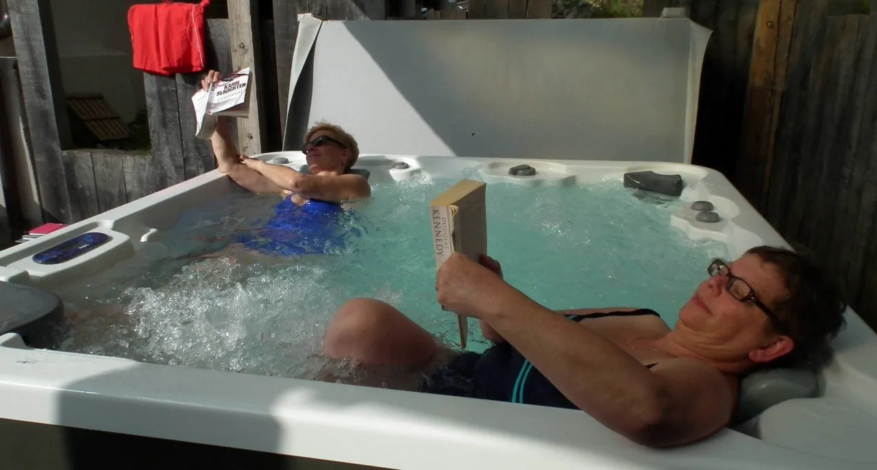 Day 2   hot tub afternoon